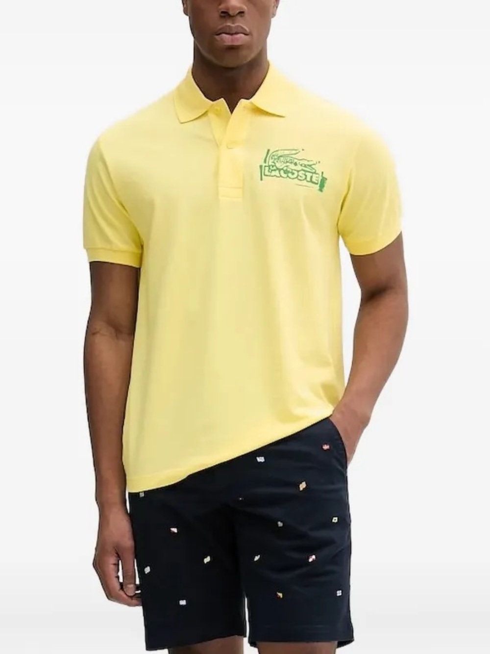 NWT LACOSTE crocodile-logo polo shirt